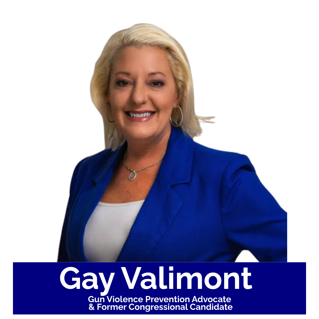 Image of Gay Valimont.  Gun Violence Prevention Advocate &amp; Former Congressional Candidate.